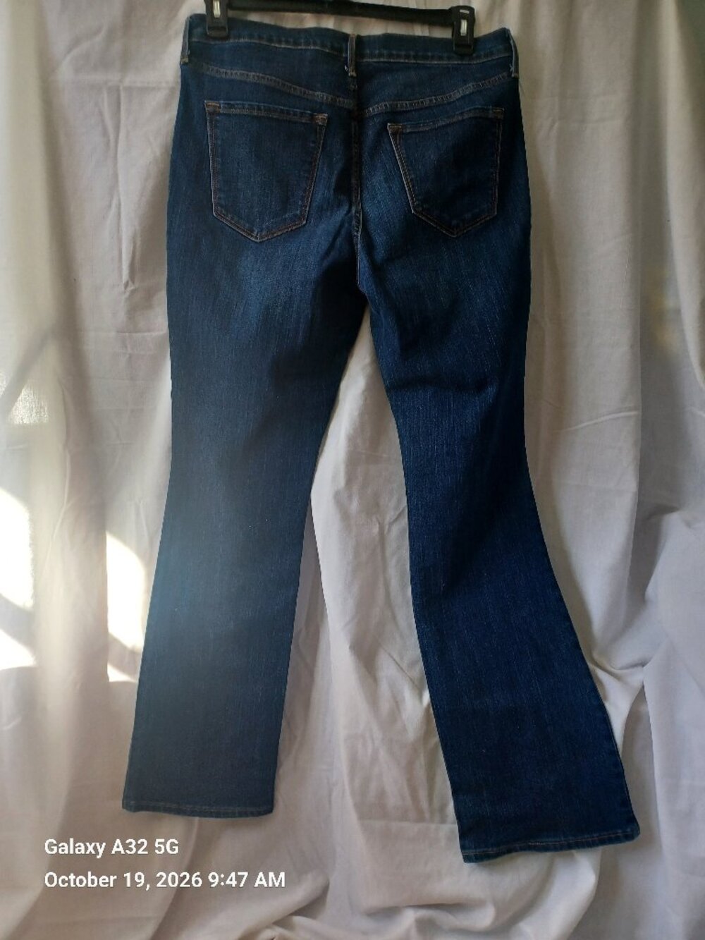 Old Navy Curvy Bootcut Women's Size 14 Dark Wash Denim Blue Jeans
